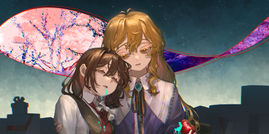 GFC_JointMaga's tweet image. 表紙をあのきじまさんに描いていただけました！
皆様ふるってご参加のほどよろしくお願いいたします！
[TwiPla] 「gift」秘封合同【科学世紀のカフェテラス14合わせ】 twipla.jp/events/641174