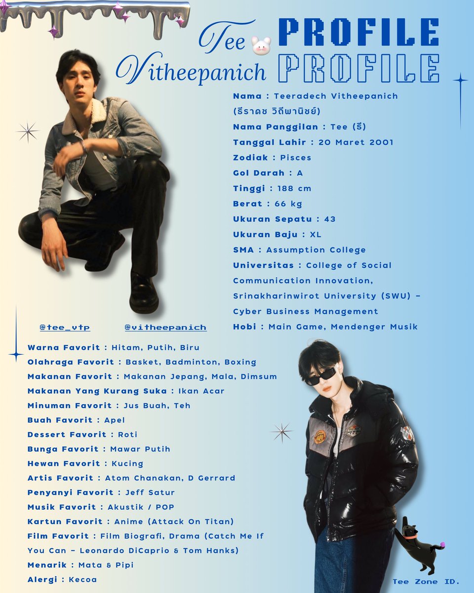 teevtp_id's tweet photo. — Profile TEE ˵- ⩊ -˵ ♡ 

꒰ keep supporting tee, everyone! ꒱

⋆⑅ @vitheepanich ּ   #tee_vtp  #ธีรเดช ⟡ ࣪ https://t.co/esHJeqdqCN