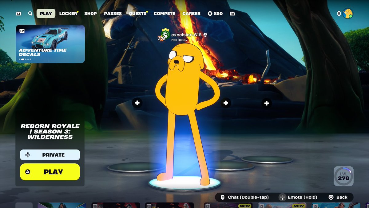 RebornRoyale's tweet photo. How is this game real 😭🙏

#Fortnite #adventuretime https://t.co/y6Ku8X1GWv