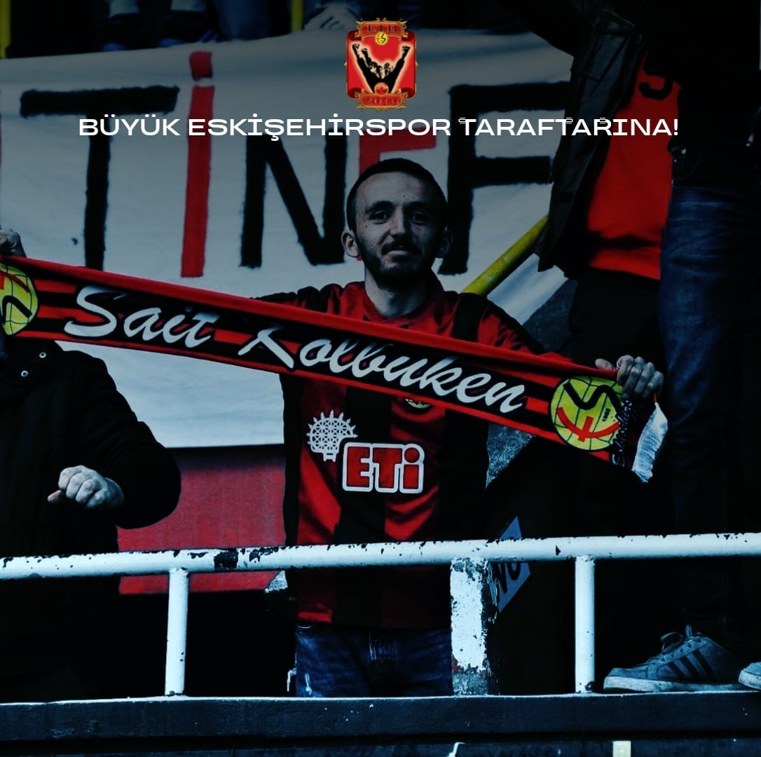 Tribünlerimizden Sait Kolbüken'i aramızda tanıyanlar vardır. Eskişehir'de müteahhitlik yaptığı dönemlerde geçirdiği bir hastalık sebebi ile vücudunun bir kısmını kullanamamış ve konuşma yetisini kaybetmişti. ++