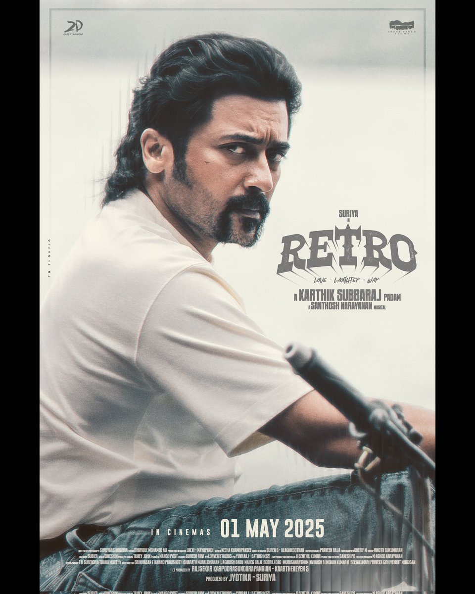 TQTHOUFIQ2's tweet image. Retro⚡
#retro 

@Suriya_offl @hegdepooja #jojugeorge  @karthiksubbaraj @santosanthosh @2D_ENTPVTLTD @stonebenchers 

@SuriyaFansClub @SuriyaFansTeam #suriya44 #RetroVikatanExclusive