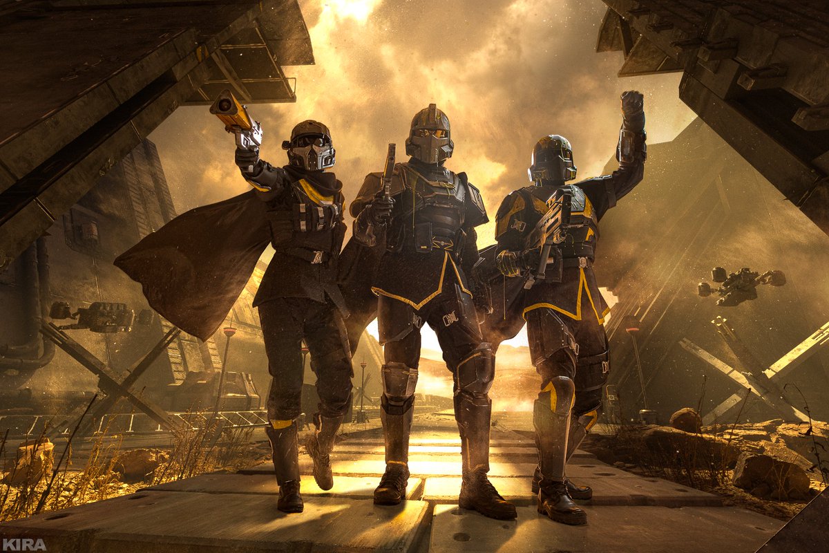 Together, for managed Democracy!

Helldivers 2 by Arrowhead Game Studios
Sony Interactive Entertainment

Cosplay 
Scout - No.Panacea 
Hero of the Federation - Markus
Tactic -  FroneDK

Photo by KIRA
#HELLDIVERS #HELLDIVERS2 #COSPLAY #HELLDIVERSCOSPLAY 
#gamecosplay