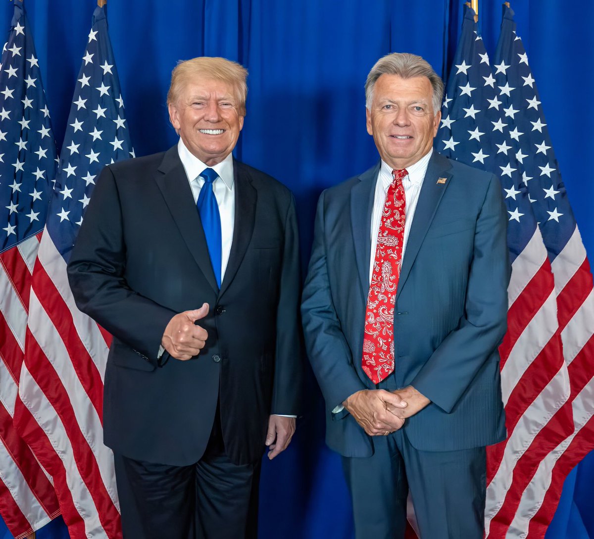 TCCommissioner's tweet photo. ⁦@realDonaldTrump⁩ &amp;@TCCommissioner this week both endorse ⁦@SenJonHusted⁩ for Senator from Ohio https://t.co/Ts0v6e0Mu0