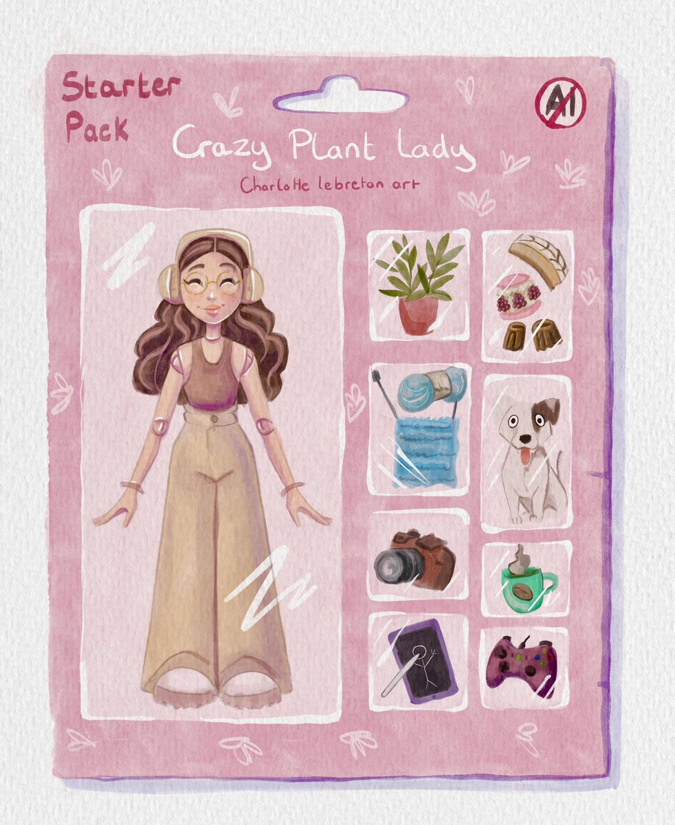 Cha_illu's tweet photo. Ma contribution pour le starter pack no AI 🍓#StarterPackNoAI https://t.co/hjmFTWKBAF