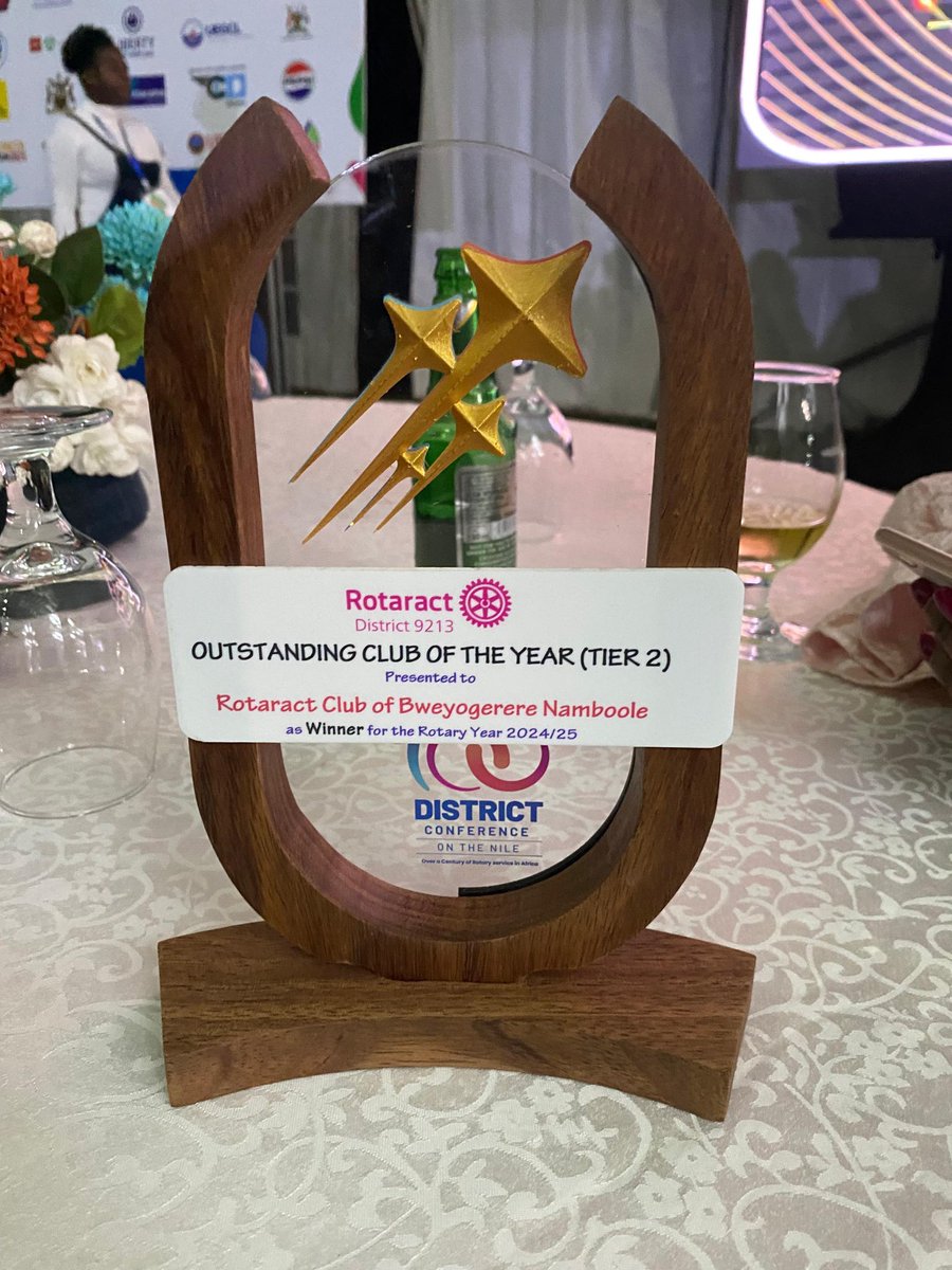 God did 🙏🙏 Kudos to the entire team that has worked tirelessly to make this happen. Thank you <a href="/RotaractD9213/">Rotaract District 9213</a> for this well-deserved recognition👏

Service above self, indeed✨We're proud to be making a difference. Keep shining, De'Stadia.

#100ThDISCON 
#ClubDestadia