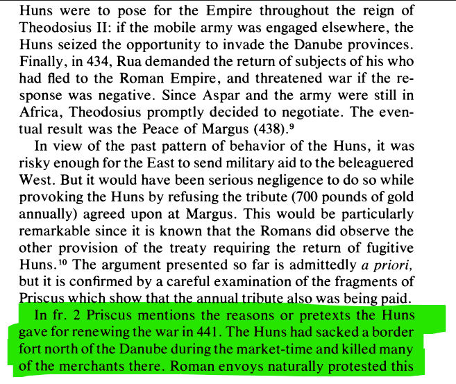 Robert46989257's tweet photo. i like this "diplomacy" 

USA isnt so much different today. Germany played this game too once or fiveceth before. 

"kill many merchants &amp; massacred all"

was nothing but : merely avenging old wrongs

Attila #1
USA #1

$NVDA $TSLA $NOW $PLTR 

USA is our next ☠️#ToTheLastMAn https://t.co/CnazSHFg5D