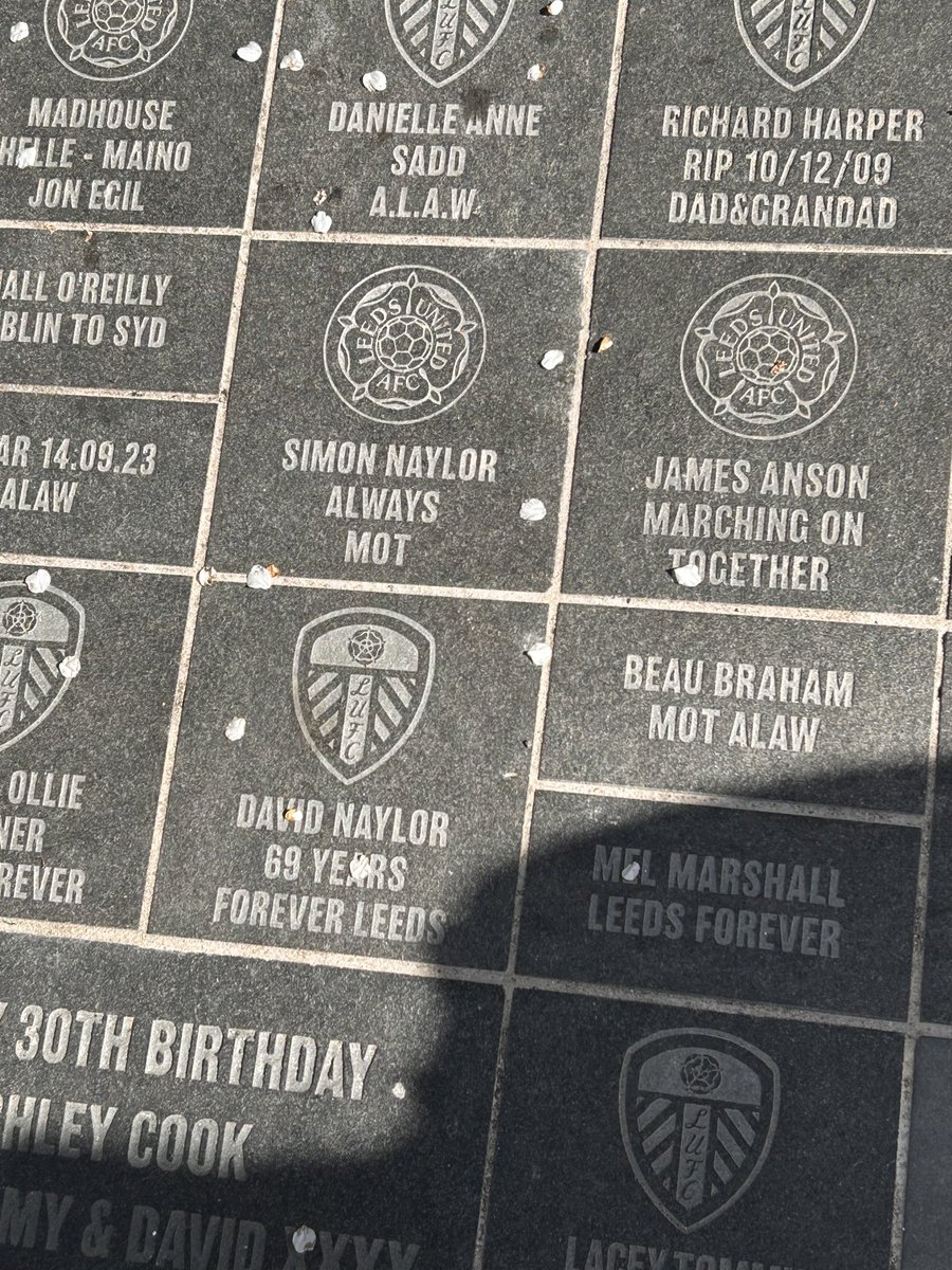 Thank you ⁦<a href="/LUFC/">Leeds United</a>⁩ #lufc for putting David and I together. 50+ years ago he brought me to my first match 😊 MOT ALAW