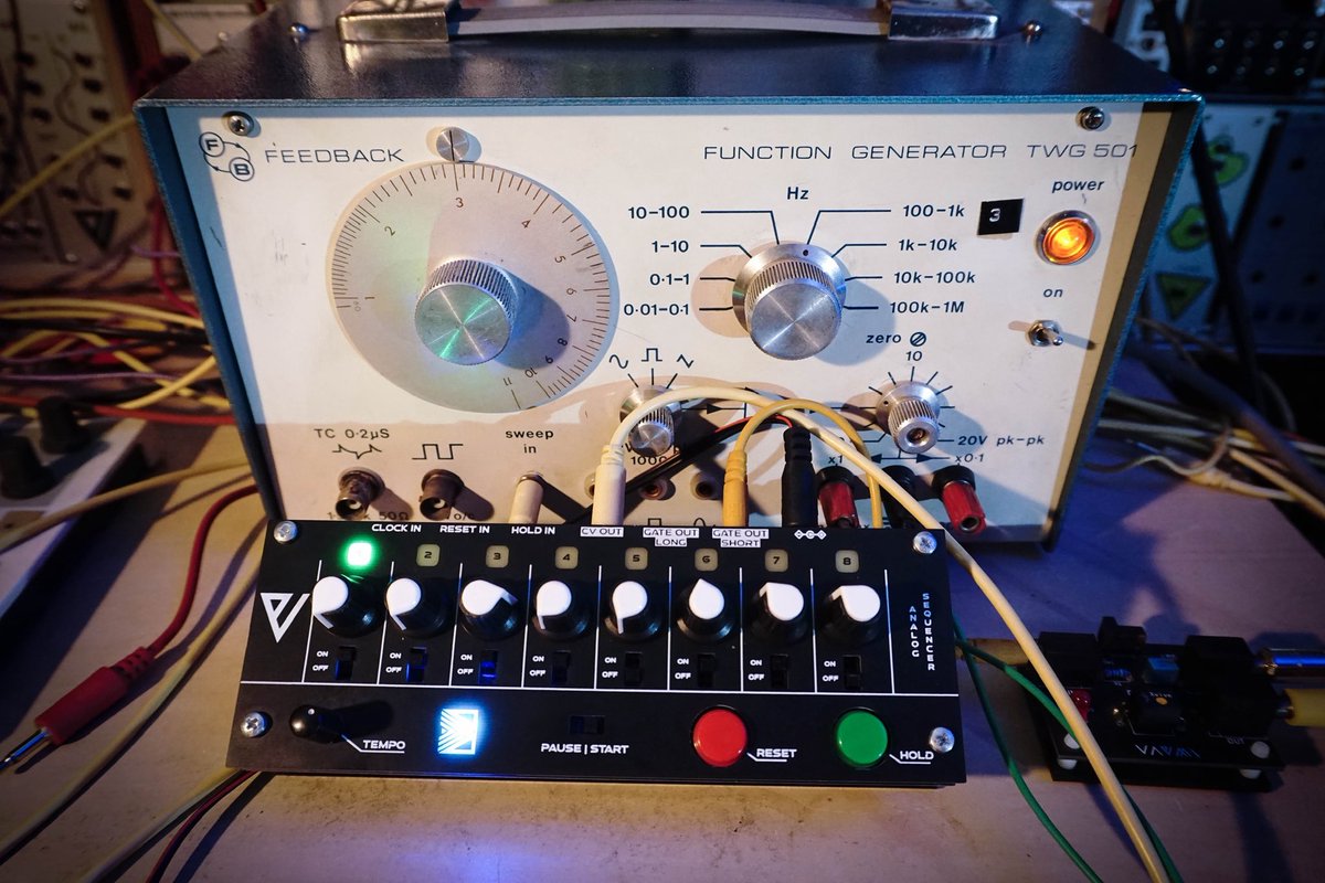 Vaemisynth's tweet image. #new #prototype #analogsequencer #sequencer #analog #stepsequencer #vaemi #volt_age #volt_age_electronic_musical_instruments