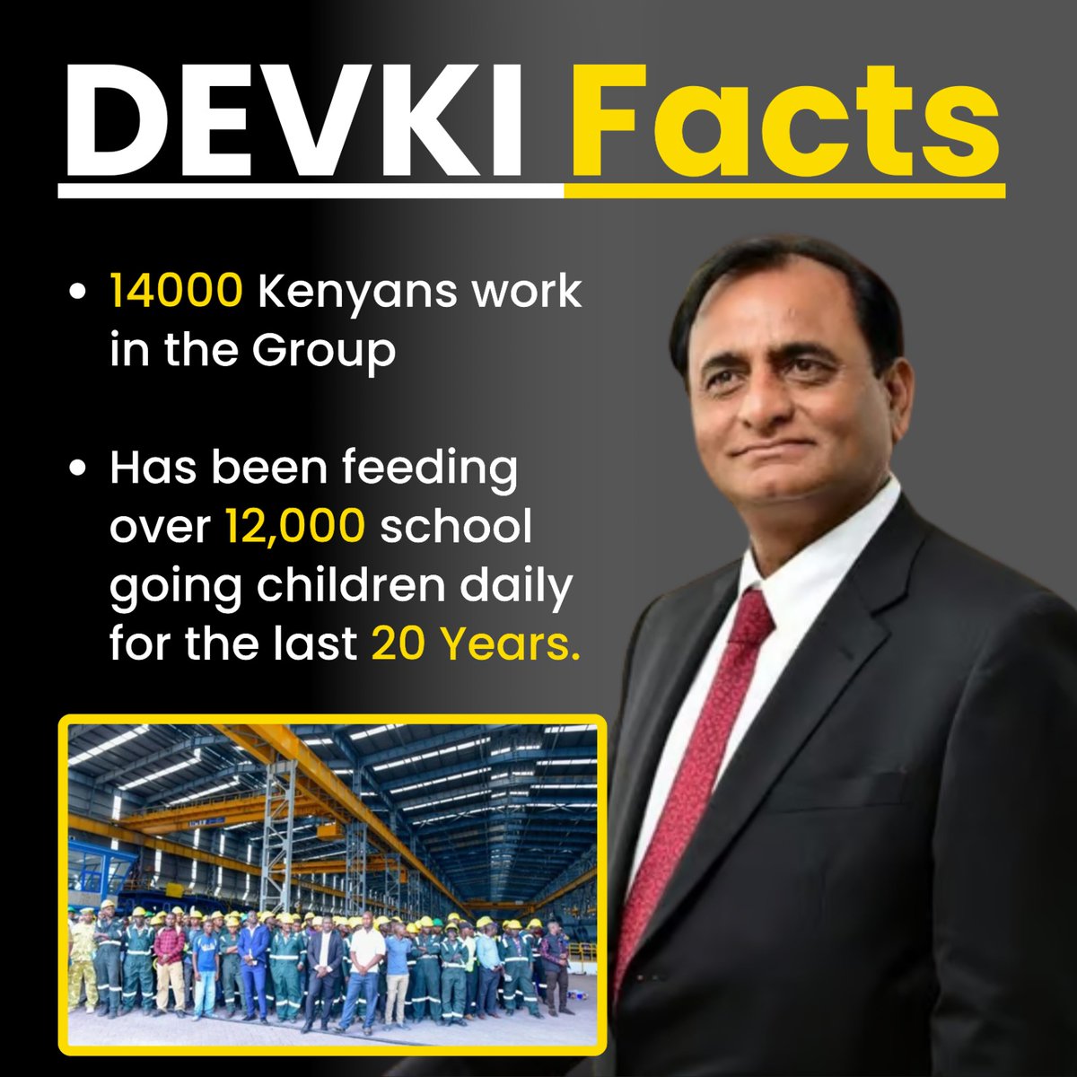 WilliamsMkenya's tweet photo. .:: #DevkiFacts Transforming Lives ✔️
The chopper registered as 5Y-DVK, which @StandardKenya alleges is used by the President, does NOT belong to Devki Group. Instead of delivering factual and positive stories, the national media house appears more invested in crafting politically motivated narratives.
Let’s set the record straight: Devki Group isn’t just about building materials—it’s about building Kenya. With a workforce of over 14,000 Kenyans, Devki is driving industrial growth through cement, steel, and roofing products. Beyond profit, the company stands for purpose—creating jobs, supporting communities, and transforming lives.
Devki Group is Kenya’s industrial backbone.