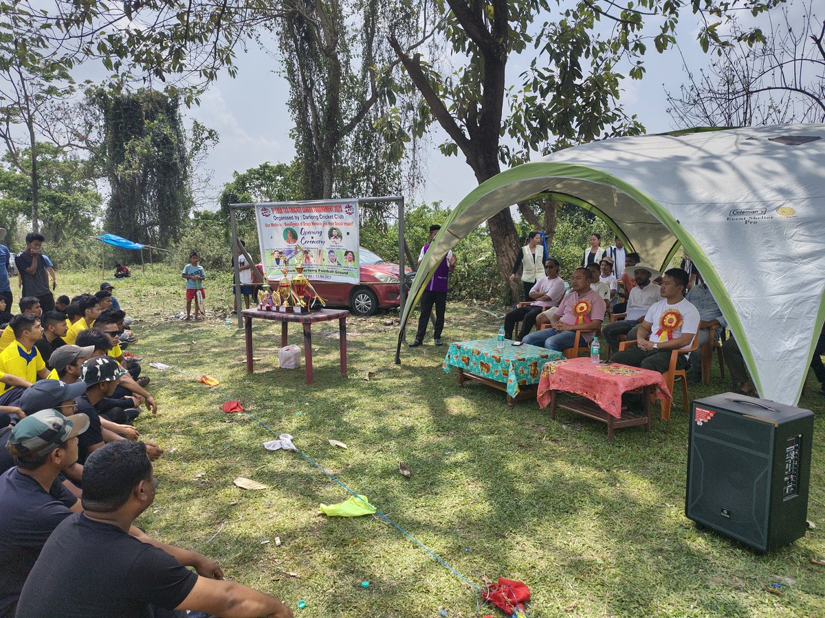 T20 cricket Tournament at Darlong Ground with the Awareness Message of Drug menace and their social Impact.

The event was graced by Pani Tayem, District BJP President as Chief Guest and Sosi Dore, Dy. Superintendent of Police as Guest of Honour...