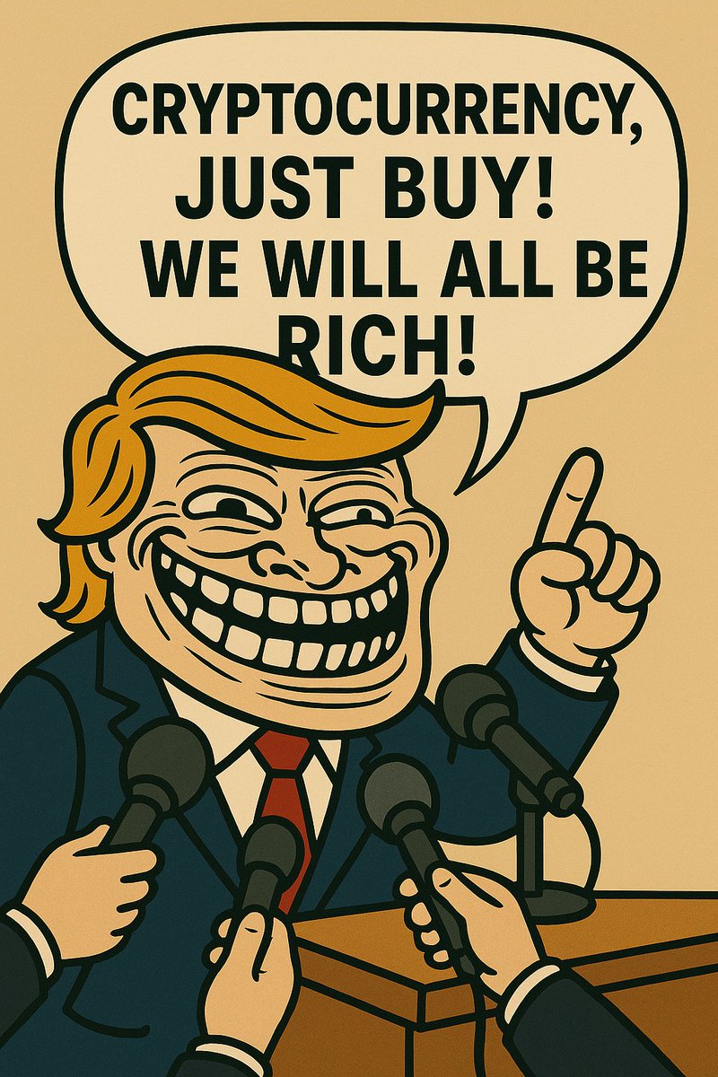 Trumptroll_meme's tweet photo. 🟡 Bitcoin! Only buys!
We are all going to be filthy rich! 🚀💰
Don’t listen to the noise — watch the chart.
Those who buy the fear, shake hands with profit.
#Bitcoin #Airdrop #ALTSEASON https://t.co/ucp3IWithF