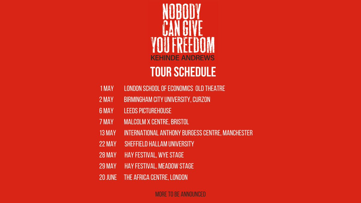 Malcolm X was one of the most important thinkers for the 20th century. Join me to bust the myths and engage with his true legacy. #NobodyCanGiveYouFreedom Ticket links here: linktr.ee/KehindeAndrews