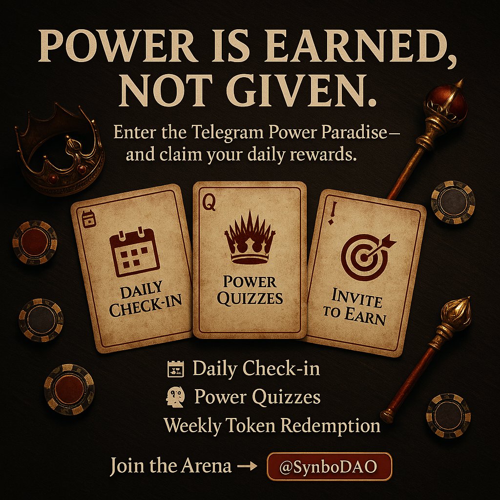 SynboLabs's tweet image. ⚠️SYNBO Revolutionary Announcement⚠️
📢 Traditional VCs are dead? 
SYNBO's Alpha Broker mechanism has reconstructed the entire paradigm of crypto asset distribution, returning value to communities.
True Web3 power deconstruction starts here. 
✈ t.me/+0jRCIHd2u-xmO…
#PowerGame