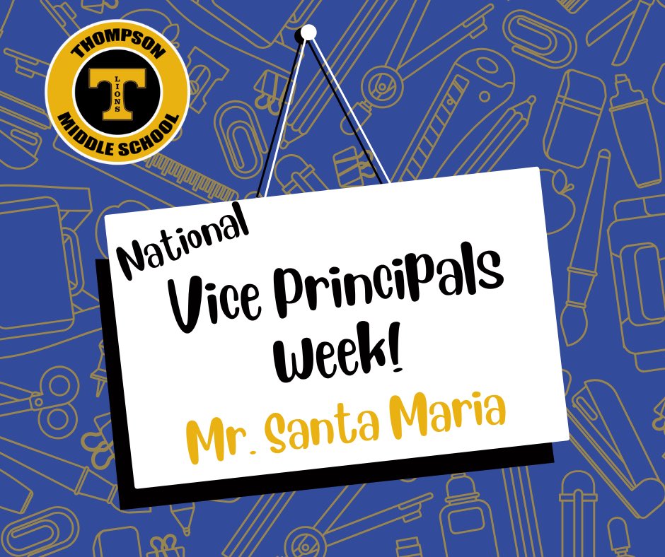 This past week our school celebrated Thompson’s Assistant Principal, Mr. Santa Maria!!! Thanks for your tireless efforts in making our school a great place to be!!! #MTPSpride #ThompsonMSpride