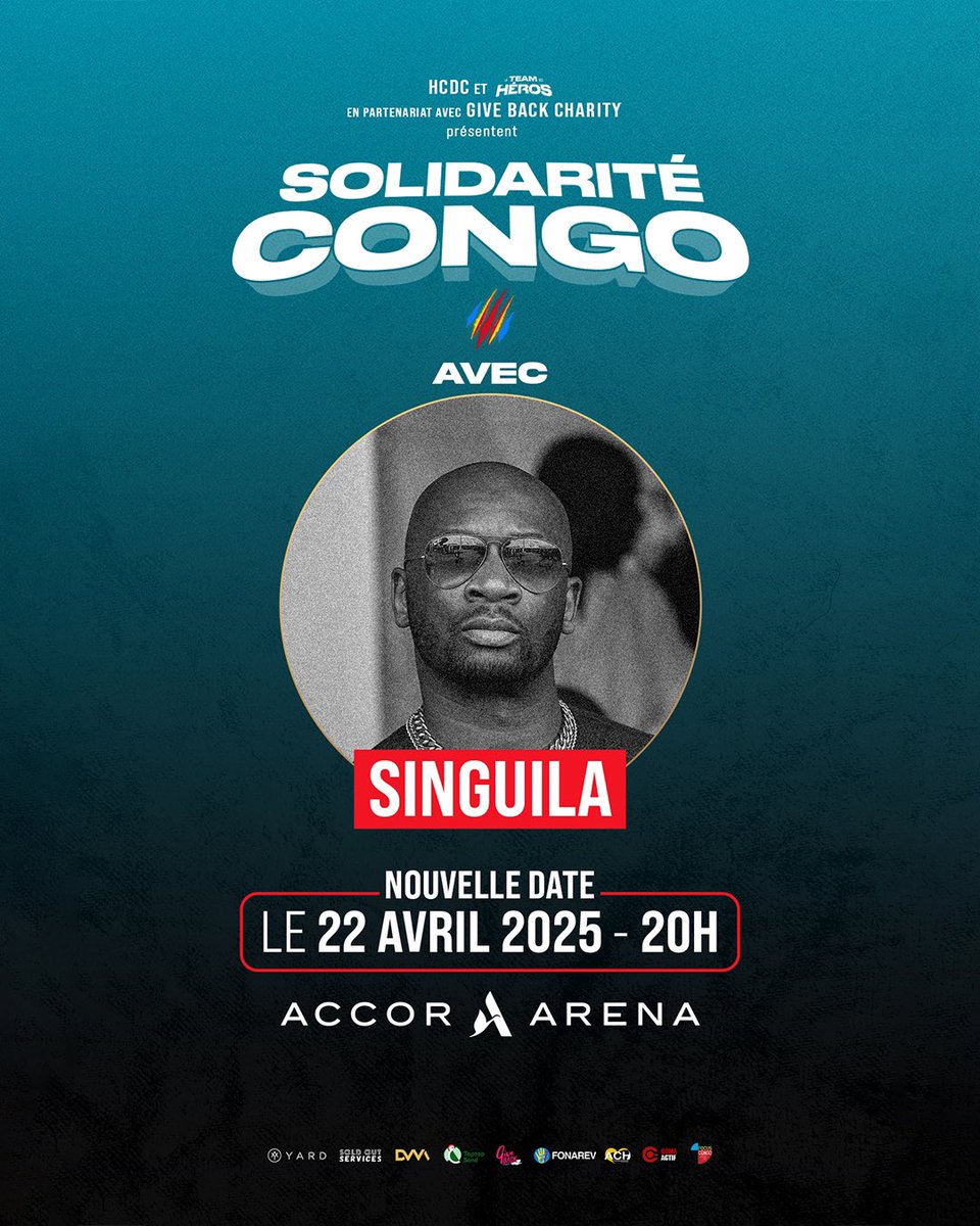 solidaritecongo's tweet photo. Si vous l’avez loupé au Zénith de Paris hier, il n’est pas trop tard…
🤍 #Singuila, l’un des piliers du R&B FR sera sur scène avec #SolidaritéCongo ce 22 Avril 2025.
💸 Places à partir de 30€
🔗 https://t.co/4FfEsy3bpD https://t.co/clTWqBwRlN