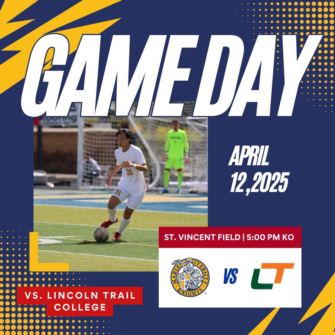 SPRING SEASON FINALE!! 🔚

It is the final day of our Spring season as we take on NCAA Division I side Bellarmine University at 2PM. Following the first game, we will also be taking on the highly talented side of Lincoln Trail College at 5PM. See you all out at St. Vincent Field!