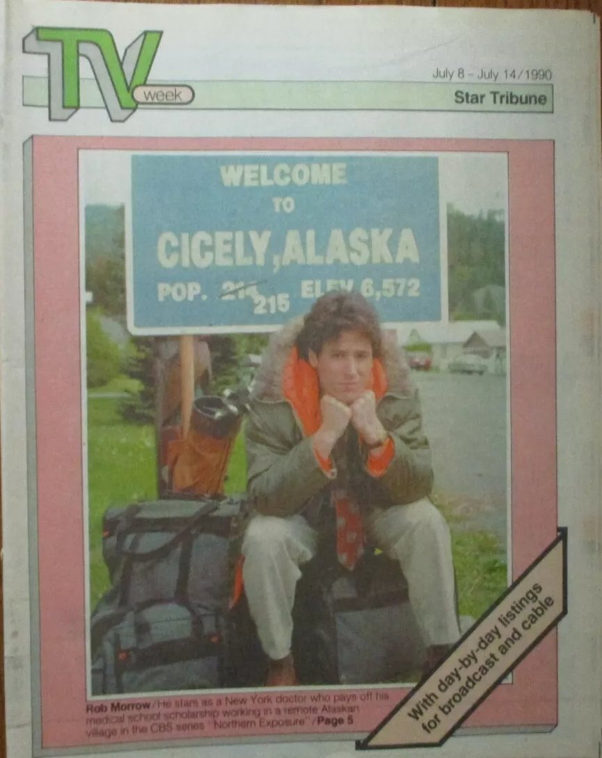 pajaro_burlon's tweet photo. TV Week (Minneapolis Star Tribune), July 1990 #RobMorrow #NorthernExposure https://t.co/sZTWQvAiw6
