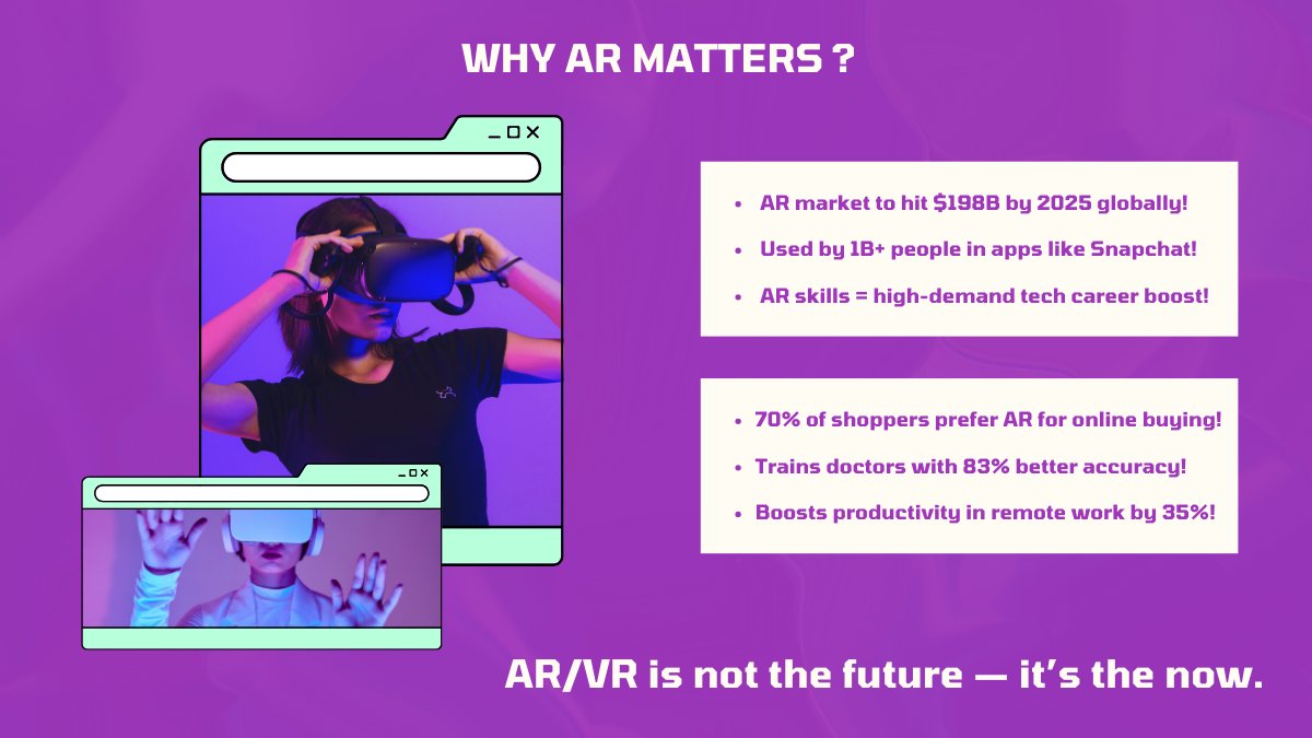 Rakshanda4567's tweet photo. Reality is editable!
AR/VR changed my worldview, sparked by @chhaviGG - bending session at @Arexaxr .
Swipe to see it unfold:
👇
#AR #VR #Arexa #IEEE #ImmersiveTech #StudentInTech https://t.co/CYZMhxySiQ
