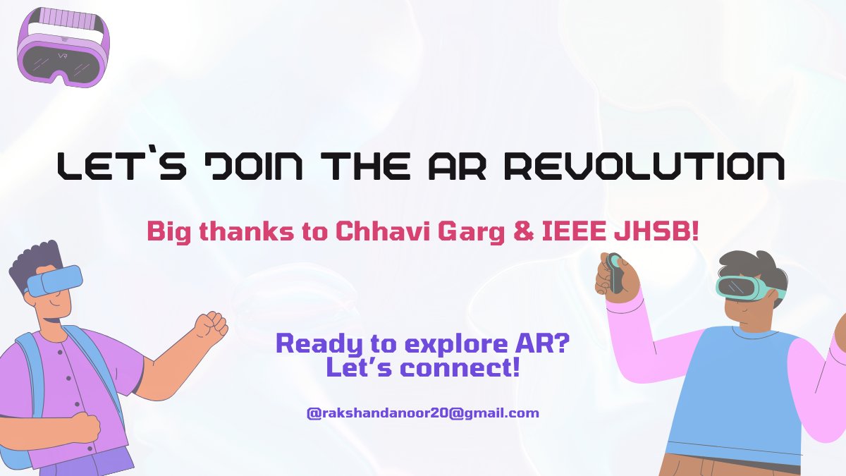 Rakshanda4567's tweet photo. Reality is editable!
AR/VR changed my worldview, sparked by @chhaviGG - bending session at @Arexaxr .
Swipe to see it unfold:
👇
#AR #VR #Arexa #IEEE #ImmersiveTech #StudentInTech https://t.co/CYZMhxySiQ