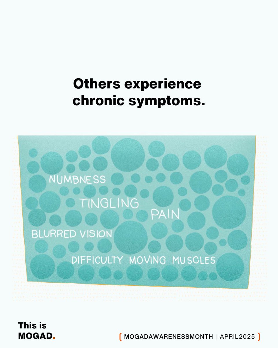 wearesrna's tweet photo. #MOGAD is a rare neuroinflammatory disorder that can show up in many different ways:

👁️ Some people experience low vision—or no vision at all
🧠 Others face brain fog, fatigue, chronic pain, or numbness
🦻 Some live with hearing issues or bladder dysfunction https://t.co/jgGO2VkcAN