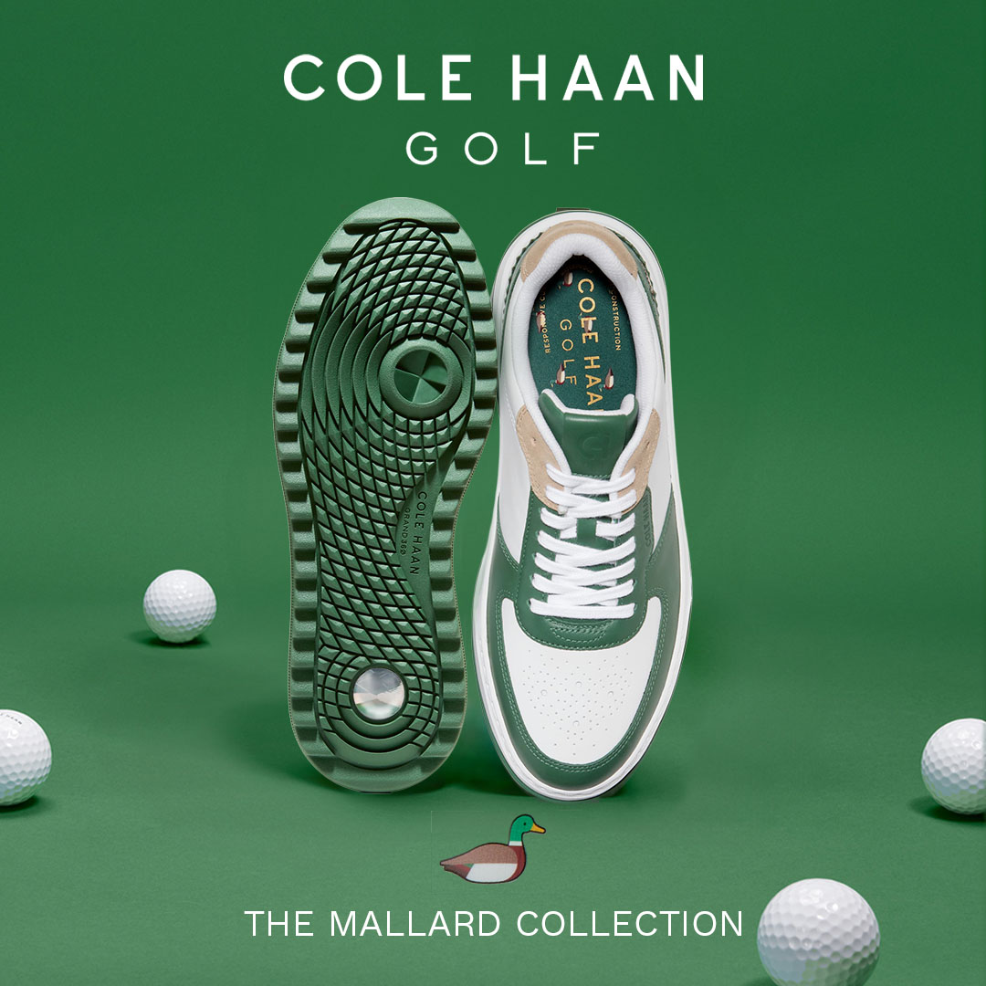 Green jacket energy, Cole Haan style.

The Mallard Collection blends tradition and tech for the season opener.

TRENDYGOLF.com
⁠
#TRENDYGOLF #ColeHaanGolf #MallardCollection #golfstyle #golfkicks #themasters #augustanational