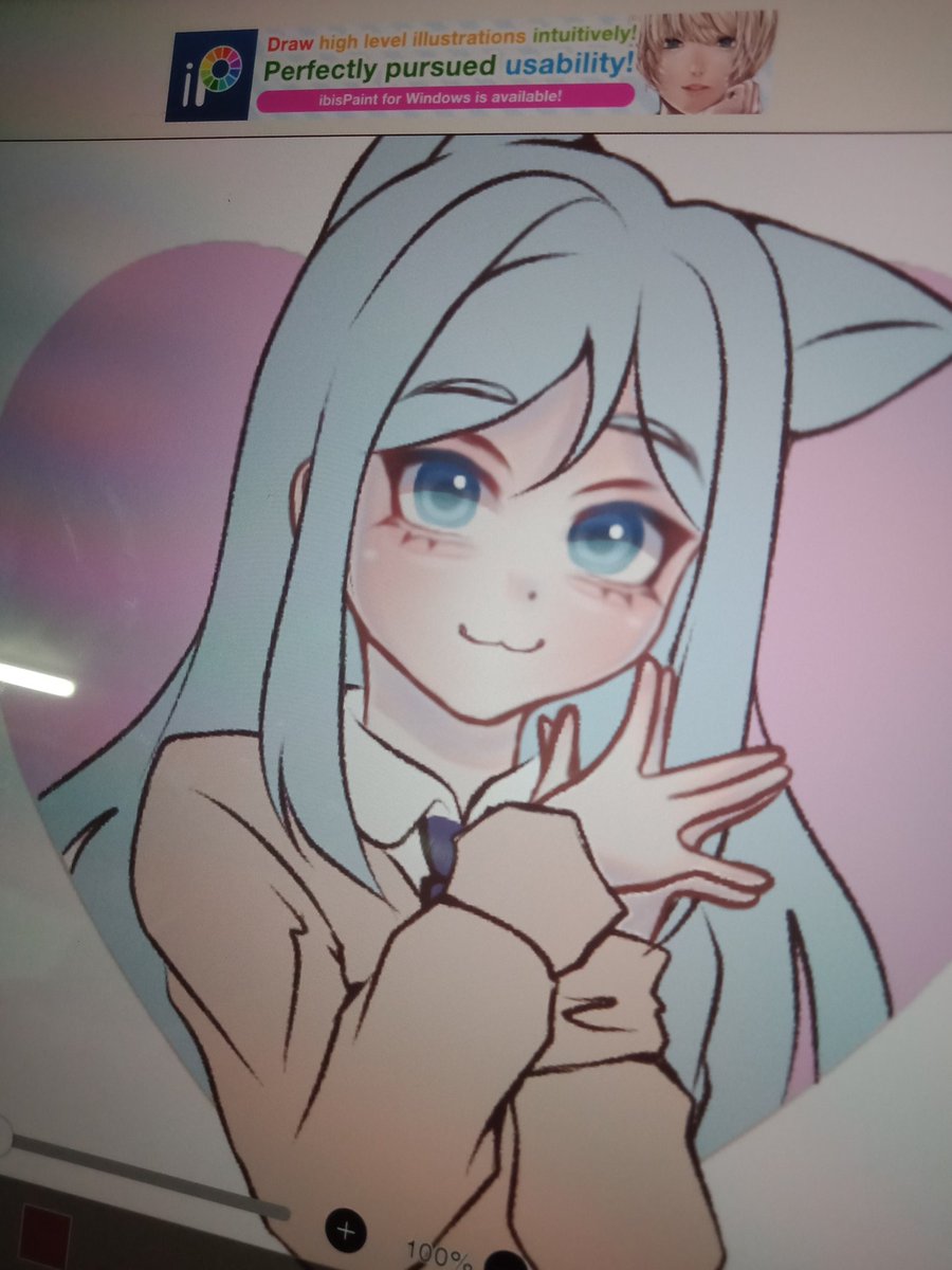 knightskiesblue's tweet photo. Drawing my oc in a cute pose i saw on Pinterest. Still on progress rn https://t.co/Y4aQ8QXysQ