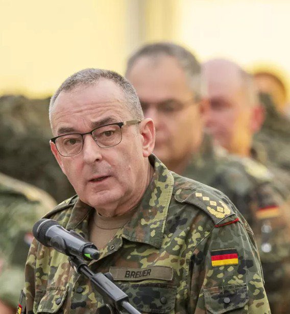 Zlatti_71's tweet photo. 🇩🇪 Berlin expects a Russian attack by 2029 — Moscow, as usual, is unaware.

German Bundeswehr Inspector General Carsten Breyer told Die Welt that Russia is “building up its army and ammunition,” and by 2029, will be ready to strike NATO countries.

Putin’s goal, he claims, is to “destroy the alliance and discredit the Western model.”

To prepare for this “invasion,” Germany is fast-tracking rearmament, with massive NATO drills that could involve up to 800,000 troops — including for “defense” of the Baltics.

❗️The catch? Russia has no idea. Putin has repeatedly said attacking NATO is pointless. But Europe uses this “threat” as a cover — from economic failures to rising military spending.

Meanwhile, Berlin is building new submarines, expanding shipyards, and ramping up tank production. Of course, not for attack, but for “peaceful deterrence.”
- Ostashko