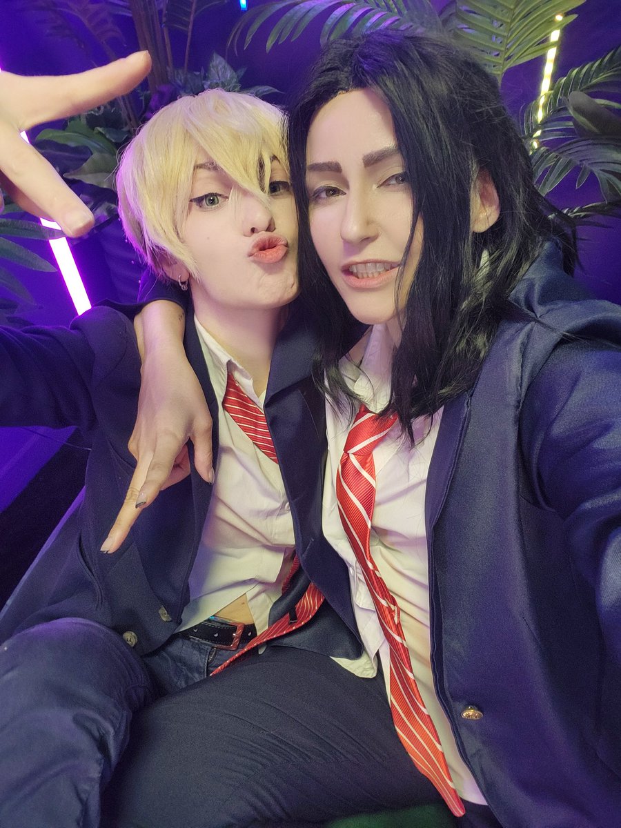 NibuNibuToshi's tweet photo. ばじふゆ楽しいー！💢

Izumi____yaeger as Chifuyu 
Me as Baji 

#bjfy #TokyoRevengers https://t.co/wpLoy5ZADj