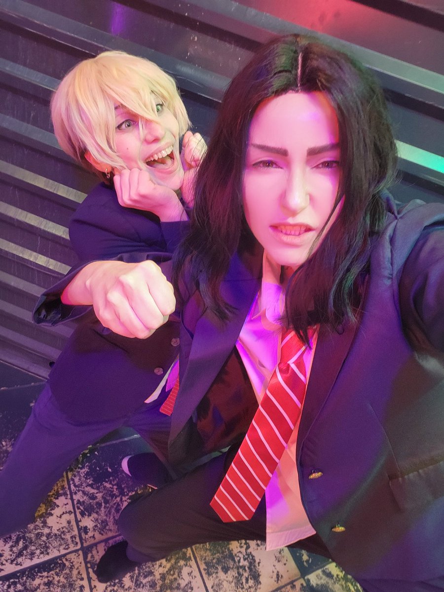 NibuNibuToshi's tweet photo. ばじふゆ楽しいー！💢

Izumi____yaeger as Chifuyu 
Me as Baji 

#bjfy #TokyoRevengers https://t.co/wpLoy5ZADj