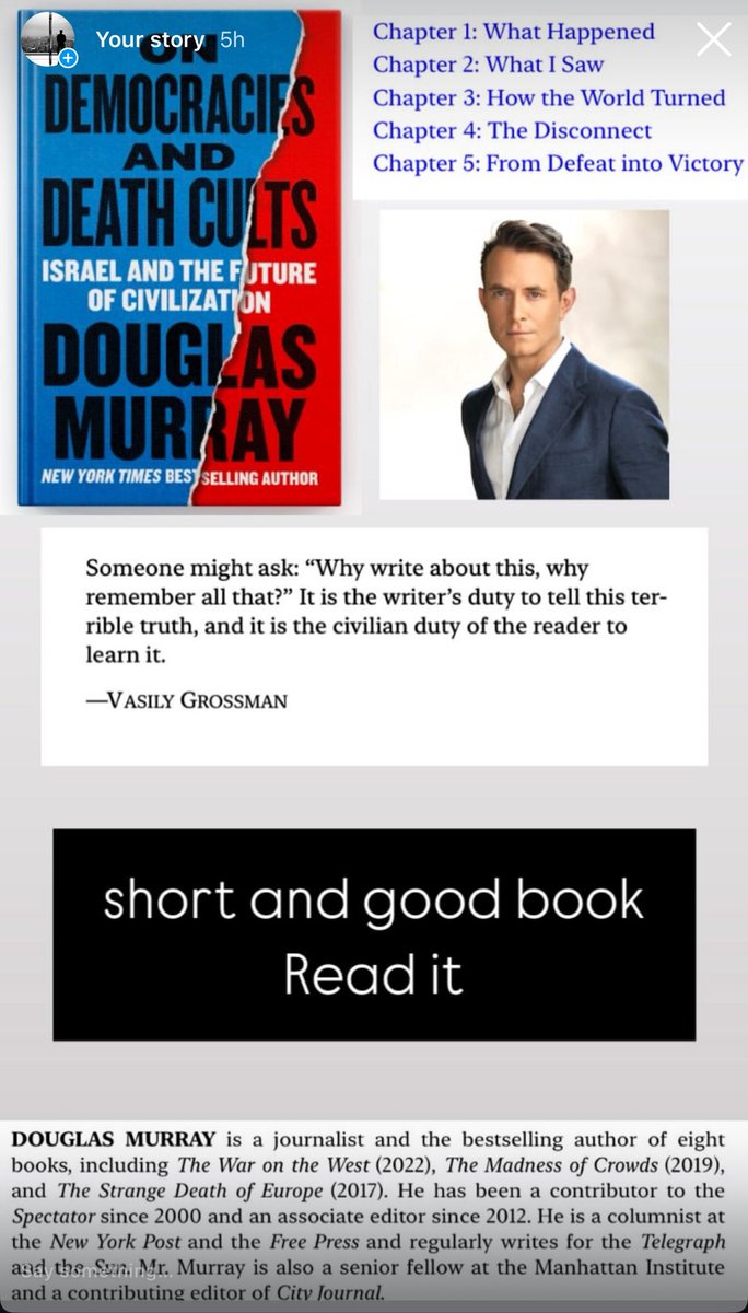 ronaldroz's tweet photo. Book of the Week @DouglasKMurray https://t.co/ZSLCM5DQrr