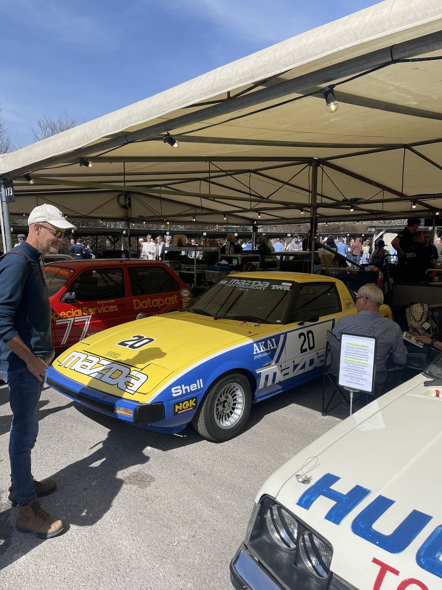 tony_jardine's tweet photo. Some of the cars in the #WinPercy race. Qualifying today. @GoodwoodRRC https://t.co/uiL1Wr3f8C