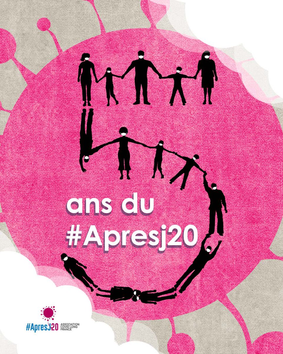 apresj20's tweet image. 🎂#ApresJ20 a 5 ans.

5 ans que des millions de malades du #CovidLong se battent pour être crus, compris, soignés.
5 ans de vies bouleversées.
5 ans de lutte.
5 ans de solidarité.
Un fil pour ne rien oublier.

1/9