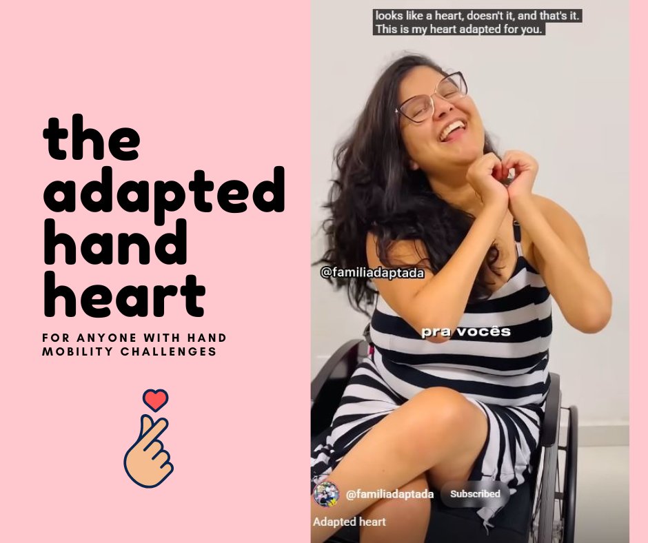 SPINALpedia's tweet photo. See how a woman with quadriplegia adapted the hand heart symbol so she too can get in on the fun
https://t.co/7CQ8KHKhFM #handheart #heartsymbol #quadriplegic #spinalcordinjury https://t.co/j8TYkNUqiA
