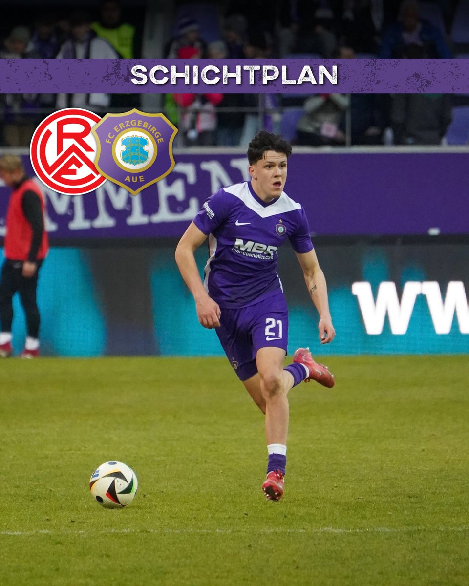 FCErzgebirgeAue's tweet photo. #Seitz, #Tashchy & #Burghardt ersetzen #Clausen, #Fallmann & #Barylla - So starten die #Veilchen in Essen!🔥💜
#RWEAUE #AUE #Kumpelverein https://t.co/raAbSSmpNc