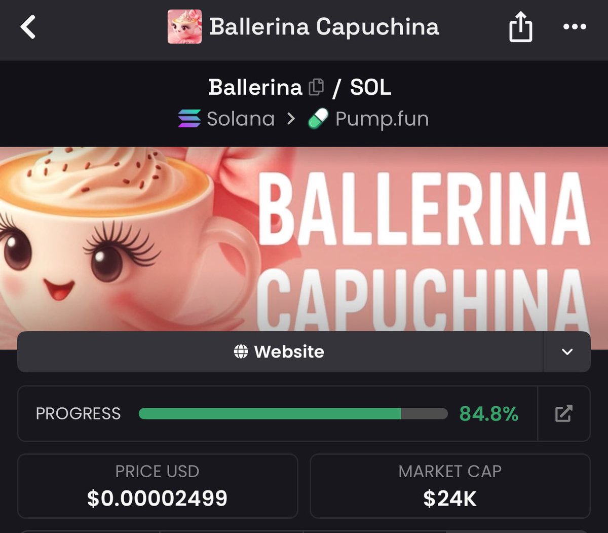Gamble here $ballerina

8aDJY59y4gjQDUGVuJ8AnLofZ8556VFdm2rtUvtCpump

big gamblers account pushing it and viral on tiktok.