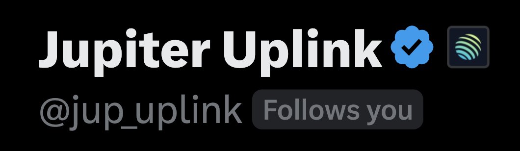 Jupiter Uplink tweet media