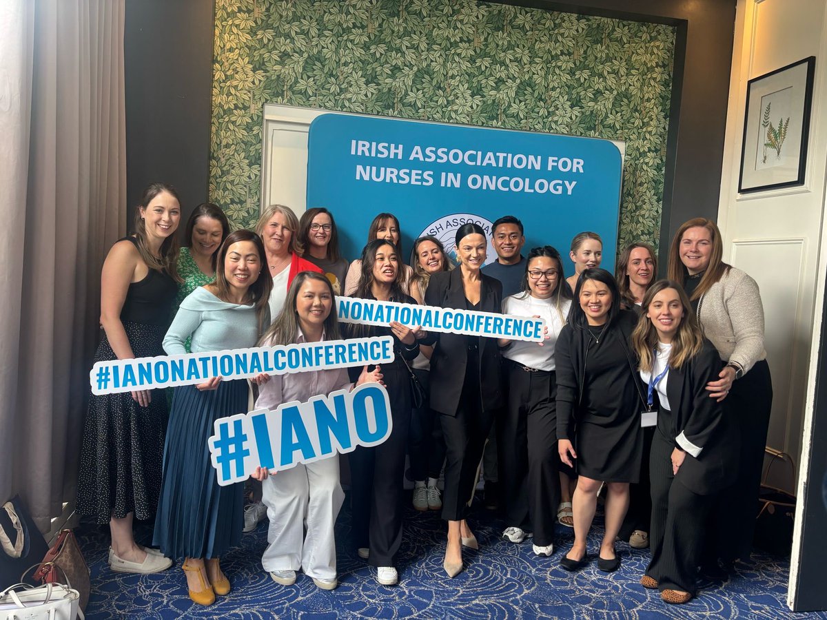 IANOCancerNurse's tweet photo. Fantastic representation of @CancerInstIRE &amp; @IrishCancerSoc funded Cancer Nurses learning &amp; networking @ianoconference2025 https://t.co/4qgHFCAdHI