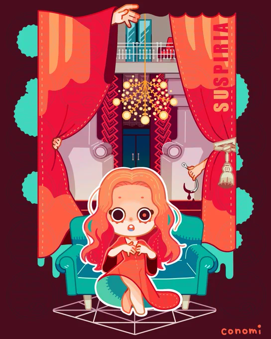 suspiria : fan art リメイクも大好きです