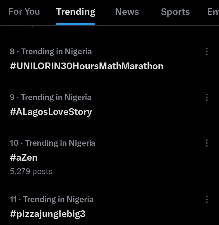 hemdeenoble's tweet photo. TRENDING!!!
The Journey has started and we're ready to break record again. A 400-level student from the Department of Mathematics @UnilorinNGR is about to make history.
Let's bring this home!π
#30HoursMathMarathon
#GuinessWorldRecord
#UNILORIN #GWR
#UNILORIN30HoursMathMarathon https://t.co/UiVCxZDy5P