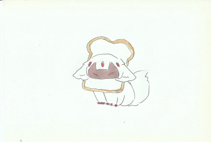 パンの日のそす子ちゃん。#イラスト #メイドインアビス 