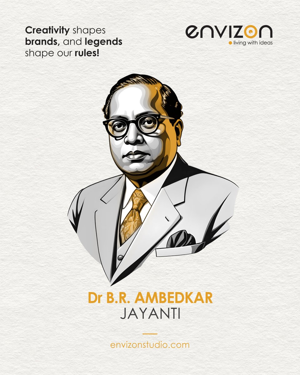 envizonstudio's tweet photo. ๐โ๏ธ Stories shape our beliefs, and legends shape our rules! ๐โจ
This Ambedkar Jayanti, letโs honor the visionary who rewrote history with justice, equality, and wisdom. May his ideals continue to guide us toward a brighter future! โ๐
#AmbedkarJayanti #JusticeForAll #Envizon https://t.co/Kke5lN46rT