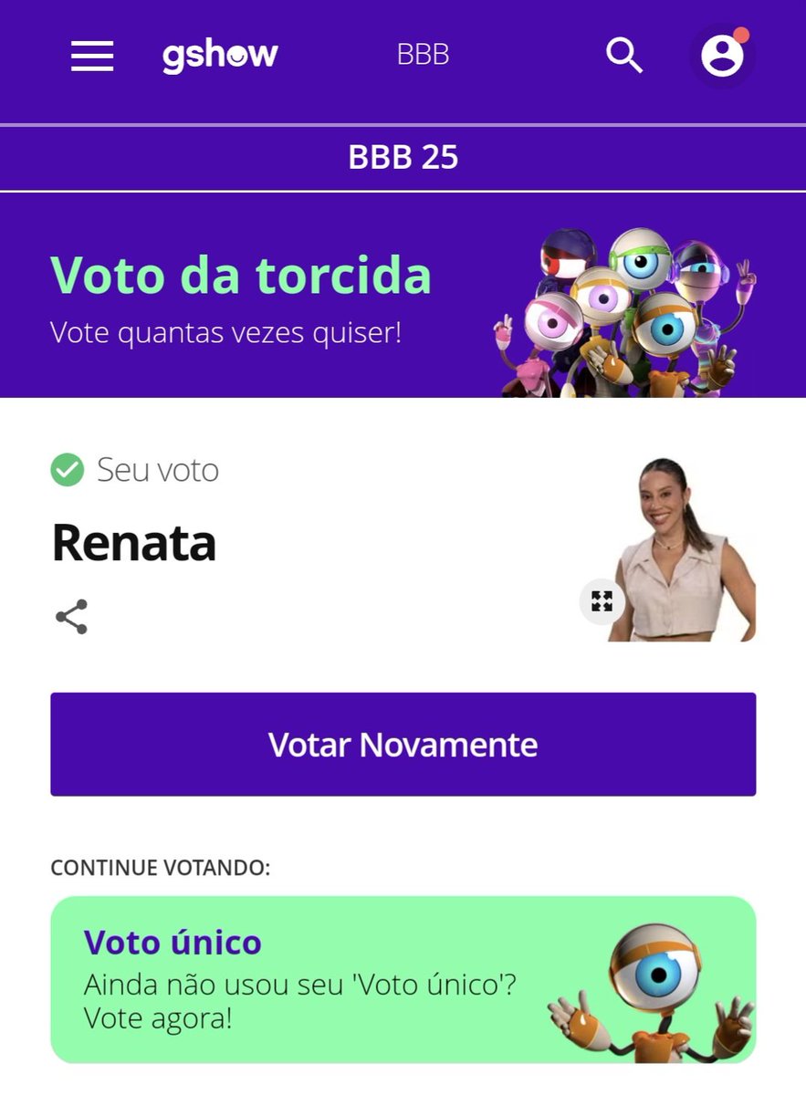 qgvitoriastrada's tweet photo. 🚨 CHAMADA DA MANHÃ! Quem está votando #ForaRenata deixe um print do seu voto e dê RT/FAV neste tweet! BORAAAAA! 🔥

Link: https://t.co/CMT8uoFs6n https://t.co/1jglquK1KB