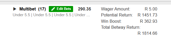 IThidiela's tweet photo. I just placed a bet with Betway. Tap here to copy my bet or search for this booking code in the Multi Bet betslip X96B43234 https://t.co/dRgVnmfVko
FH UNDER 5.5 CORNERS🔥🔥🔥🔥🔥🔥
#Rosette #BETWAY #BANKABLE SWEET GULUVA #eWallet #Miss SA #Coachella #Apples https://t.co/DhWPwNbLeA
