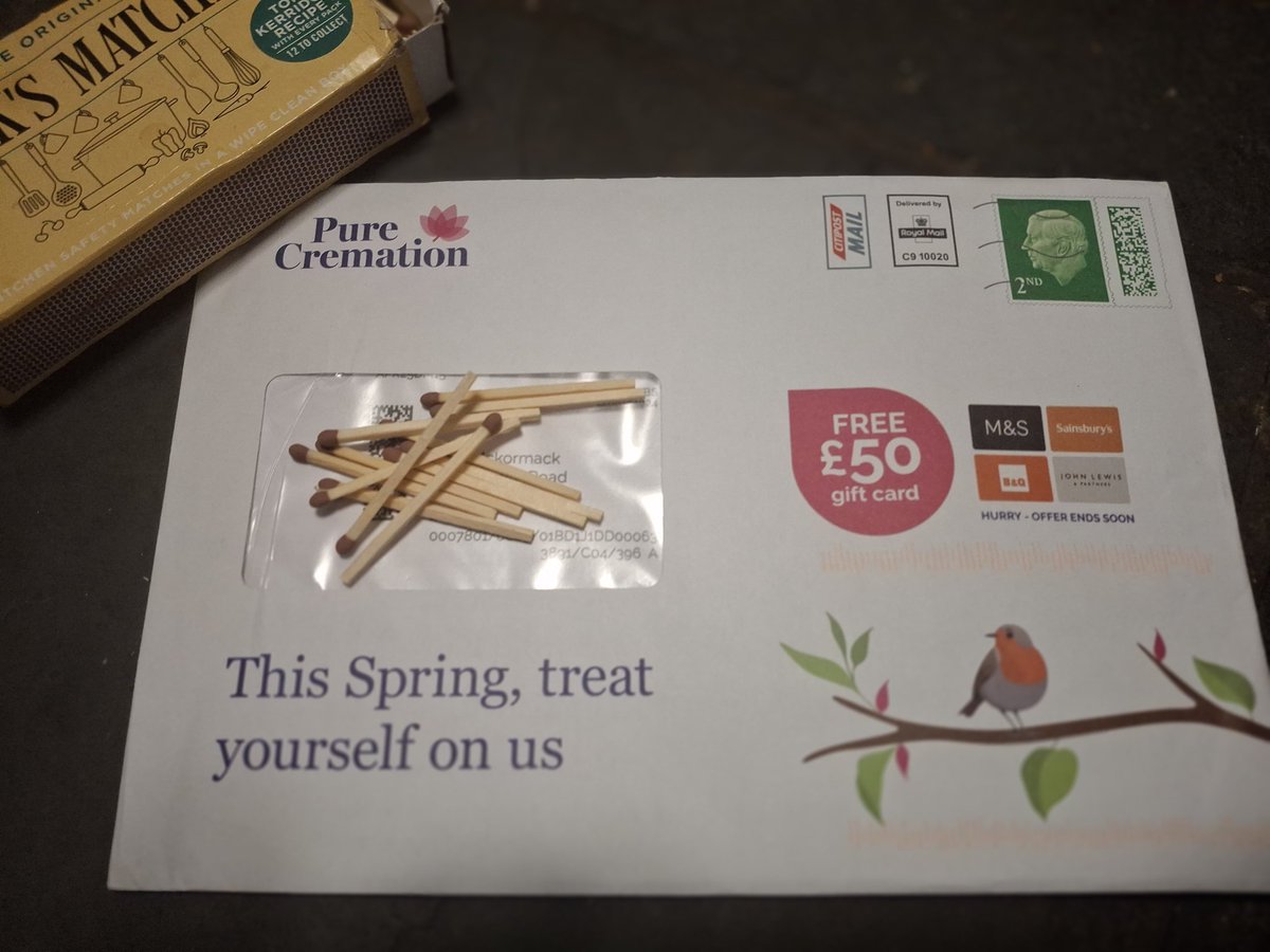 You know you've reached a certain age when this is the kind of 'treat' that lands on your doormat...

Crack the bubbly.
