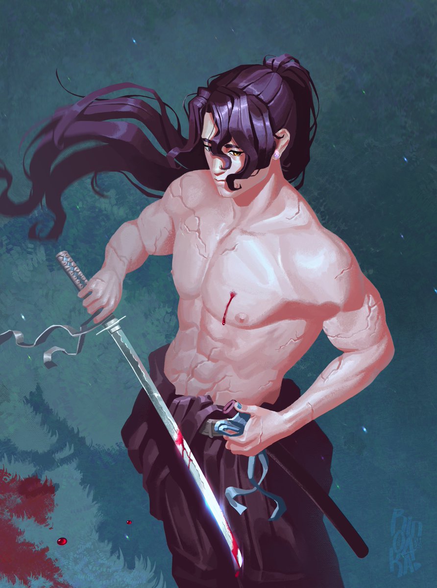 _R1NNA's tweet photo. A art I made as a gift to my friend with her OC from Demon Slayer💕 

#art #digitalart #OC #illustraion #DemonSlayer https://t.co/18wHp7DAI2