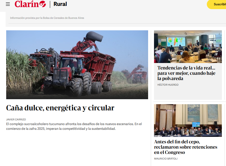 Bartolim's tweet photo. #Suplementazo luego del anuncio del fin del cepo
⭐️Caña dulce, energética y circular
⭐️Para ver mejor cuando baje la polvareda, por @hhdospierre
⭐️Mi análisis: nuevo reclamo por DEX en @DiputadosAR
Y mucha info más
https://t.co/jzDNCyj2My @clarinrural https://t.co/vF9Y0iGqL5