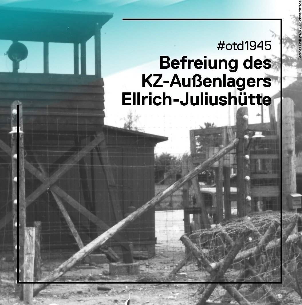 Buchenwald_Dora's tweet photo. #otd1945 erreichten US-Truppen die Stadt #Ellrich. Dort befanden sich die Außenlager Ellrich-Bürgergarten und Ellrich-Juliushütte, das größte der rund 40 Außenlager des KZ #MittelbauDora. Beide Lager waren bereits geräumt. Danke den rund 300 Teilnehmenden des Gedenkens am 8.4. https://t.co/KU1RbwdtmJ