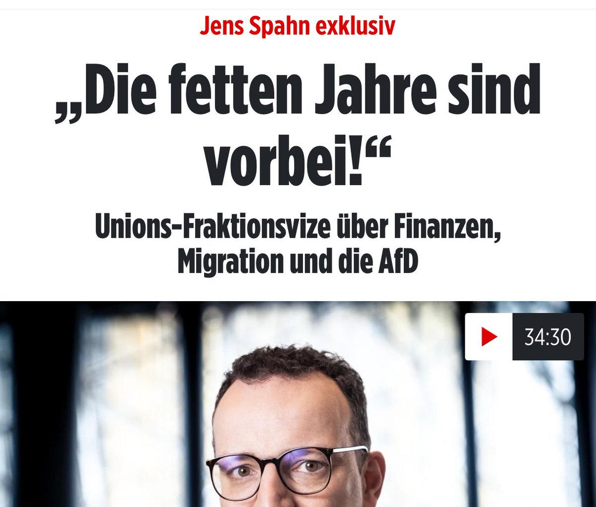Niemand ausser dir und deinen korrupten Freunden hatte Fette Jahre, Jens