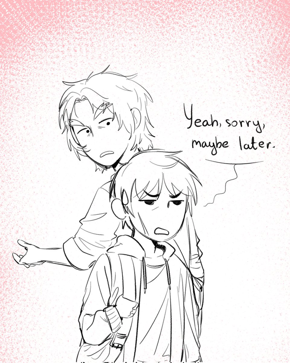 #VINLAND_SAGA 

some kind of college AU, I think
Askeladd's charm has absolutely no effect on Thorfinn, and Askeladd is genuinely confused because this is the first time that's happening to him