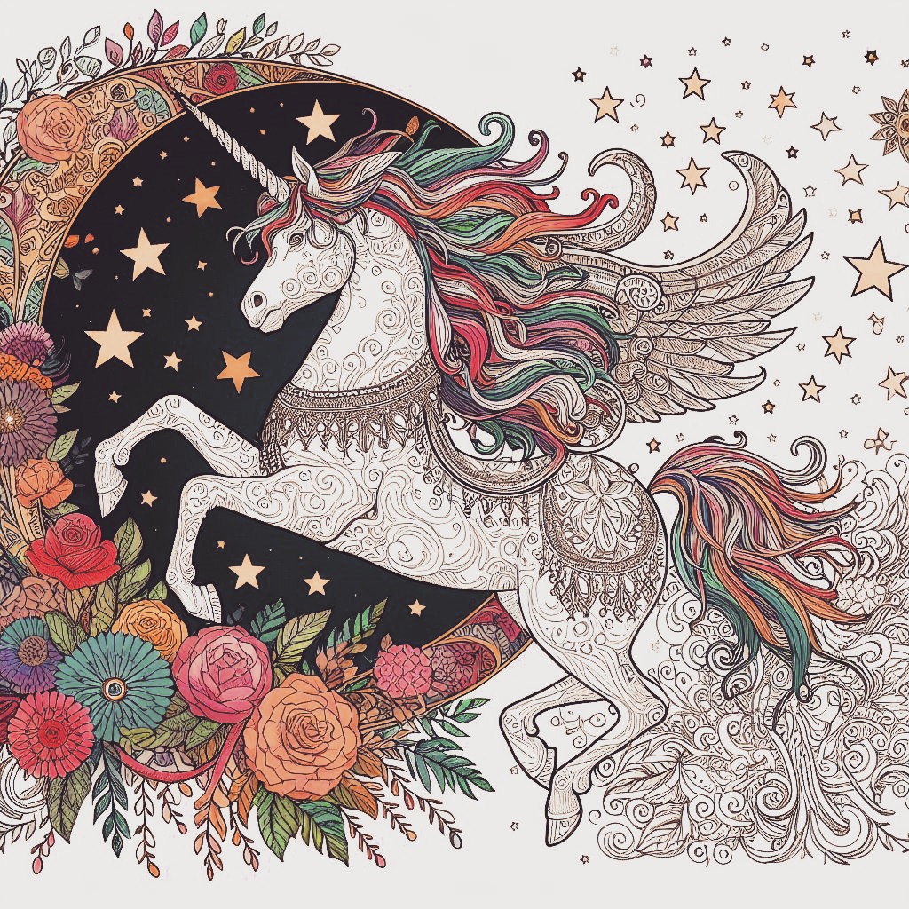 14_momo_bell's tweet image. 🦄🌜🌟🥀
#Kindle #Paperback #ColoringBookPage